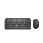 Logitech MX Keys Mini Combo for Business - Set mouse e tastiera - retroilluminato - senza fili - Bluetooth LE - QWERTY - italiana - grafite
